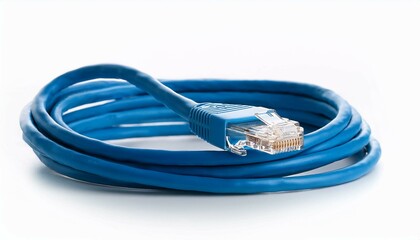 network cable isolated on white