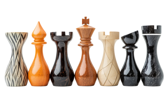 Chess pieces transparent background