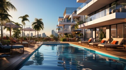 Illustration contemporary house hold UHD wallpaper  