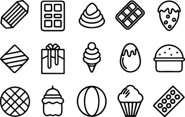 set of vector icons