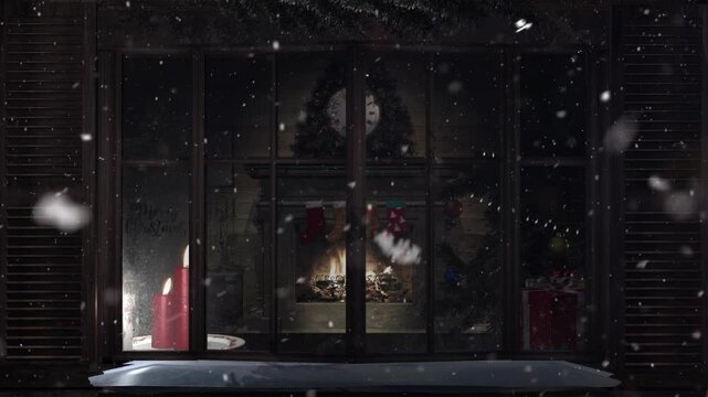 Christmas fireplace 3
