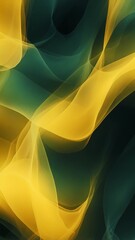 Yellow Dark Green Textures Wallpaper, Special Light Leaks Background Wallpaper