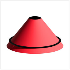 red hat isolated on white