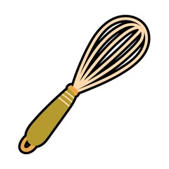 Obraz premium whisk illustration - whisk icon