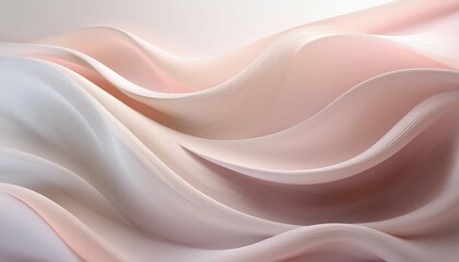 Fototapeta premium this image displays delicate and ethereal curves in light soft colors evoking feelings of peace and tranquility a gentle abstract piece balancing simplicity