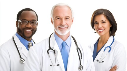 Fototapeta premium Healthcare Professionals Consulting and Collaborating for Effective Patient Care