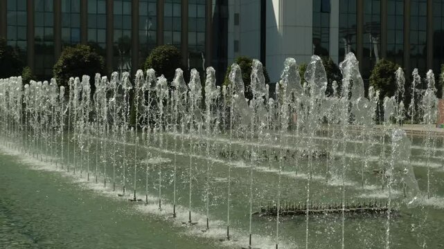 fountains in the center of Tashkent