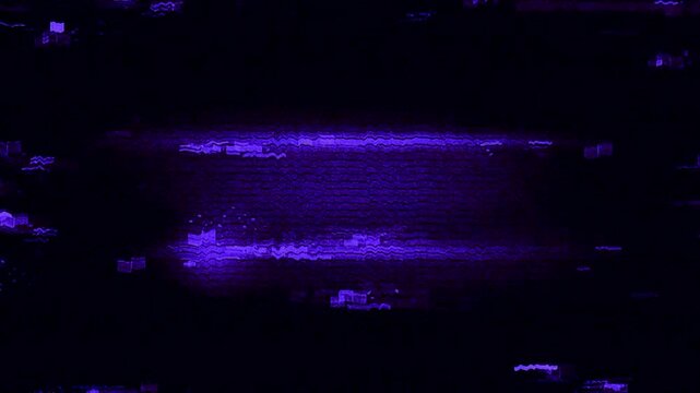 purple blue black tech vhs glitch old tv monitor pixels overlay layer adjustment effect filter black orange yellow noisy aged monitor shaking noise background retro retrospect overlay effect