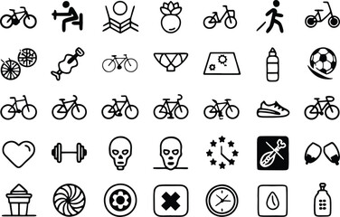 Fototapeta premium sport icons set