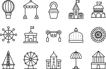 set of icons