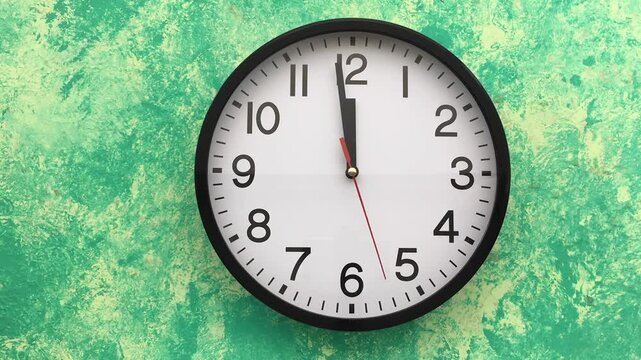 Doomsday clock approaching midnight 