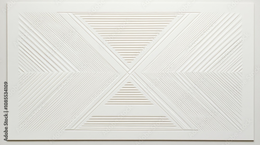 Poster abstract geometric pattern with intersecting lines and textures creating a modern artistic display f