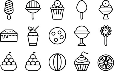 set of icons for design