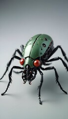 Titan Robotic insect in studio with copy space