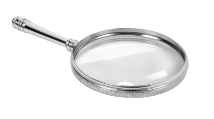 Magnifying glass transparent background