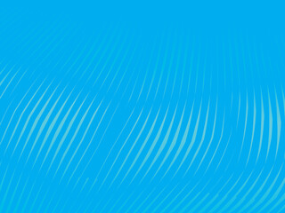 Abstract art geometric background with shiny abstract 3d gradient light blue lines pattern. Light blue optical illusion with waves and transitions.