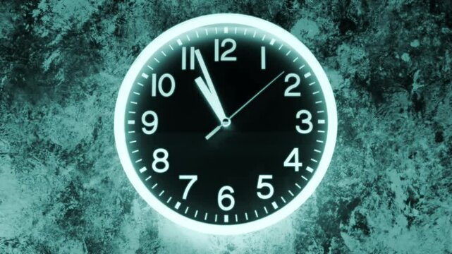 Turn back time, negative clock running backwards 