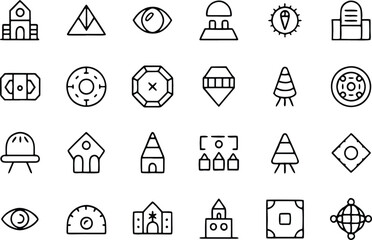 set of icons