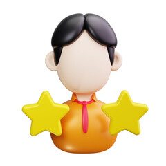 Businessman Suit 3d Render Icons