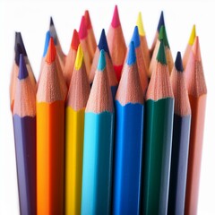 Fototapeta premium beautiful multi colored pencils