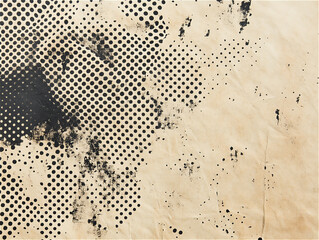 Craft Paper Grunge Halftone Texture