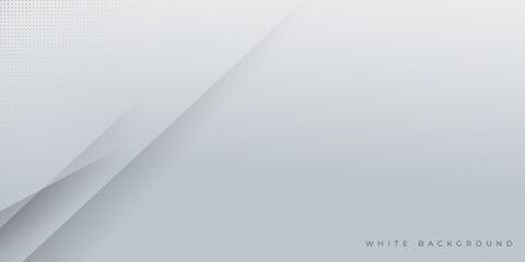 White grey abstract modern banner background with diagonal line and geometric triangle shape. Can use for flyer, poster, web.