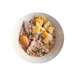 pork with nuddle and vegetables