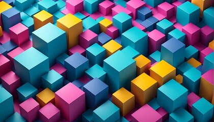 abstract background with cubes