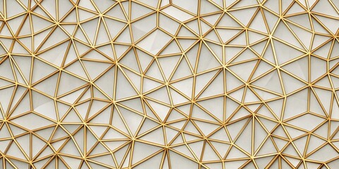 Geometric pattern with gold accents, a modern design for contemporary interior spaces