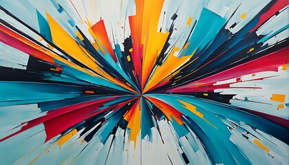 abstract background with colorful splashes