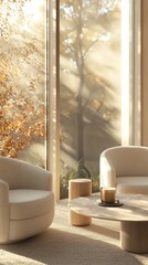 Cozy Lounge Area with Comfortable Armchairs