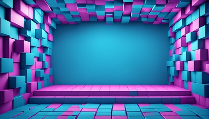 room with wall and frame