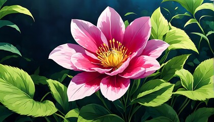 pink lotus flower