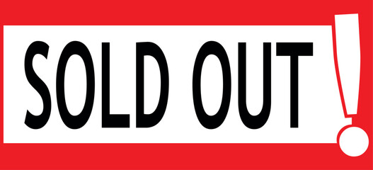  Out of stock square label banner - stock vector. işletme ticaret