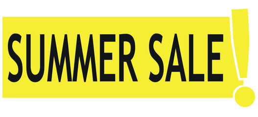  red modern red summer sale vector sign with red border and exclamation point. 