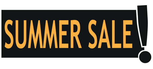  red modern red summer sale vector sign with red border and exclamation point. 