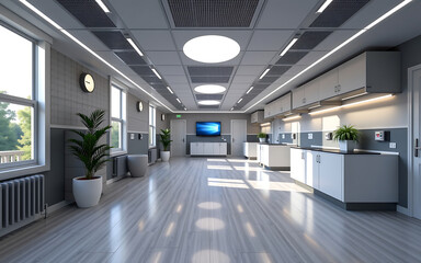 Innovative Pet Care Room With Smart Feeding System And Easy Clean Design Features 2025