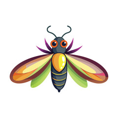  Honey bee vector illustration.