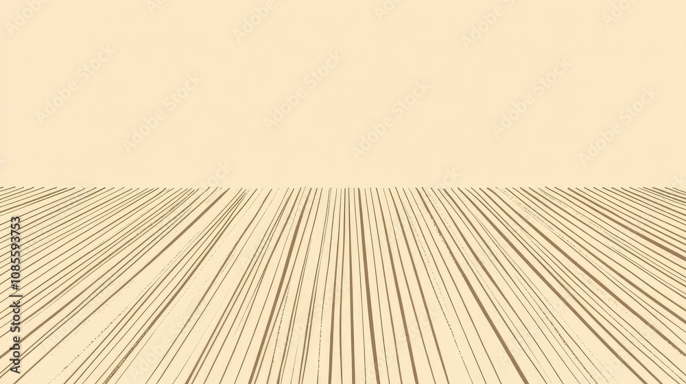 Poster minimalist background with straight lines creating a sense of depth and perspective ideal for graphi