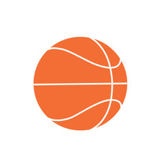 Basketball ball or Basketball icon for sports apps and websites. Vector illustration