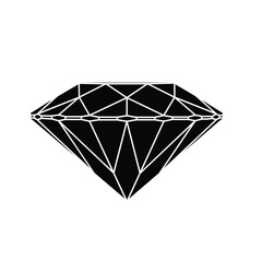 Diamond icon vector. diamond gems vector icon