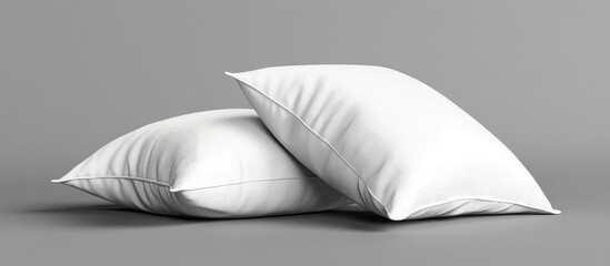 Cozy set of two soft pillows designed for comfortable sofa sleeping ideal for relaxation and napping