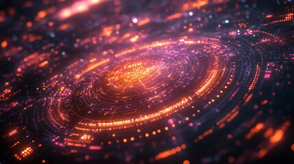 Concept of global social interaction glowing digital pathways virtual meeting spaces and interconnected tools enhancing engagement