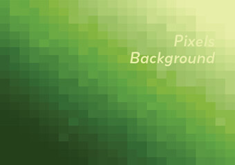 abstract minimal pixel background gradient of green color illustration template for digital art