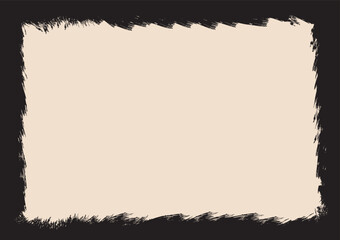 grunge lines border rough textured frame background and blank space