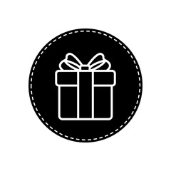 A gift box icon