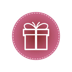 A gift box icon