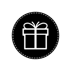 A gift box icon