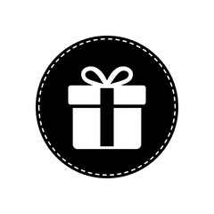 A gift box icon