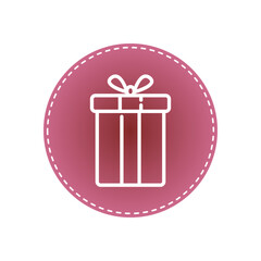 A gift box icon